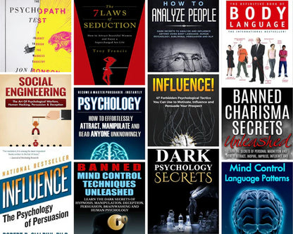 Dark Psychology e-book bundle (30 e-books)
